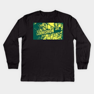 Cornishon Avenue, La Cañada Flintridge, CA by Mistah Wilson Kids Long Sleeve T-Shirt